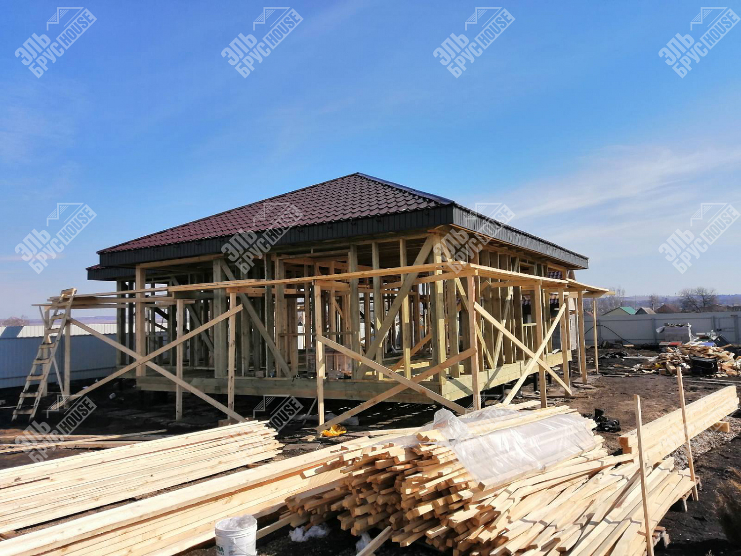 Каркасный дом под ключ в Республике Мордовия, д. Суркино