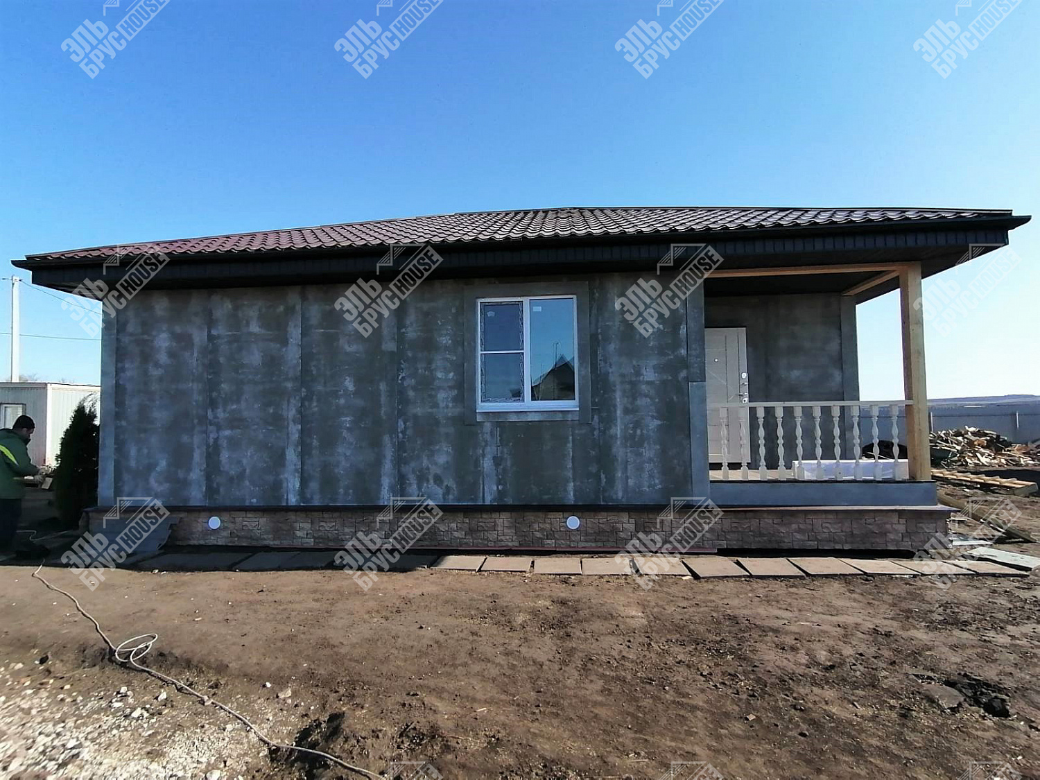 Каркасный дом под ключ в Республике Мордовия, д. Суркино